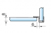 Joint d'étanchéité porte/porte de douche 6 a 8mm